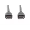 DIGITUS cable de conexión HDMI Ultra High Speed, Type-A M/M, 1m con Ethernet, UHD 8K 60p, negro