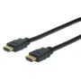 DIGITUS cable de conexión HDMI High-Speed, Type-A M/M, 1m con Ethernet, Ultra HD 60p, dorado negro