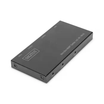 DIGITUS splitter HDMI ultra fino, 1x2, 4K/60Hz HDR, HDCP 2.2, 18 Gbps, alimentación Micro-USB
