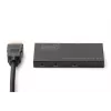 DIGITUS splitter HDMI ultra fino, 1x2, 4K/60Hz HDR, HDCP 2.2, 18 Gbps, alimentación Micro-USB