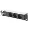 DIGITUS pack de red 10in – armario 6U, balda gris, PDU, switch de 8 puertos, patch panel CAT6