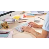 LOGITECH teclado inalámbrico iluminado minimalista - MX KEYS MINI - Pale Gray - Qwertz alemán