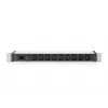DIGITUS PDU de aluminio 1U para rack 9x C13 10A 230VAC 50/60Hz entrada IEC C14 fusible 10A