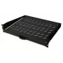DIGITUS bandeja extraíble 2U para armarios desde 450 mm de profundidad 88x483x352 mm, hasta 30 kg, negra (RAL 9005)