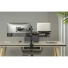 DIGITUS brazo para monitor con soporte para portátil 17-32 pulgadas, 9 kg máx. - pinza de mesa o pasacables