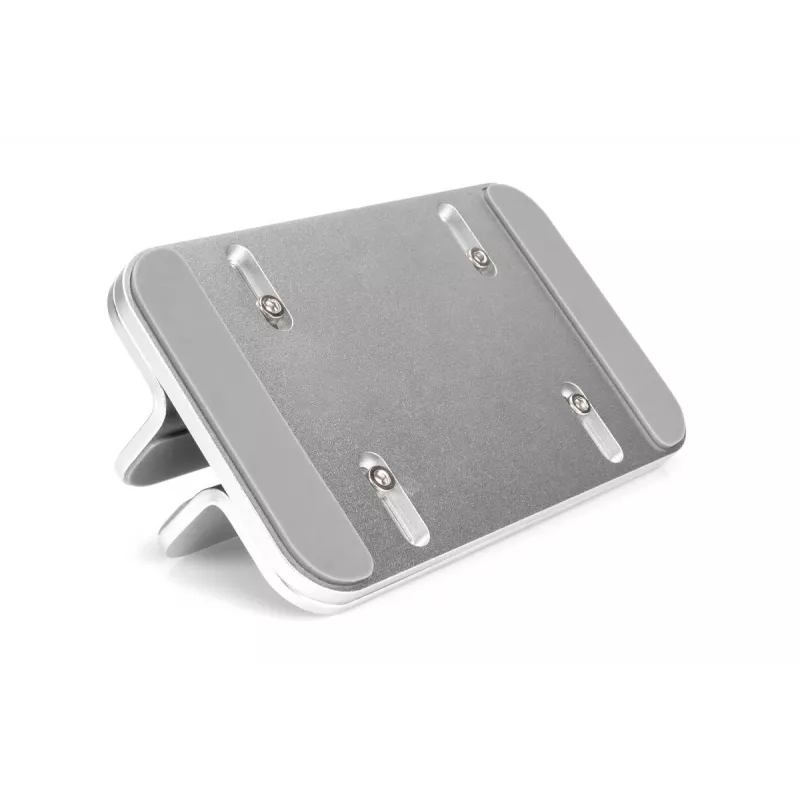 DIGITUS soporte vertical para portátil, aluminio plateado