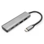 DIGITUS HUB USB-C de 4 puertos 2x USB-A + 2x USB-C Gen2