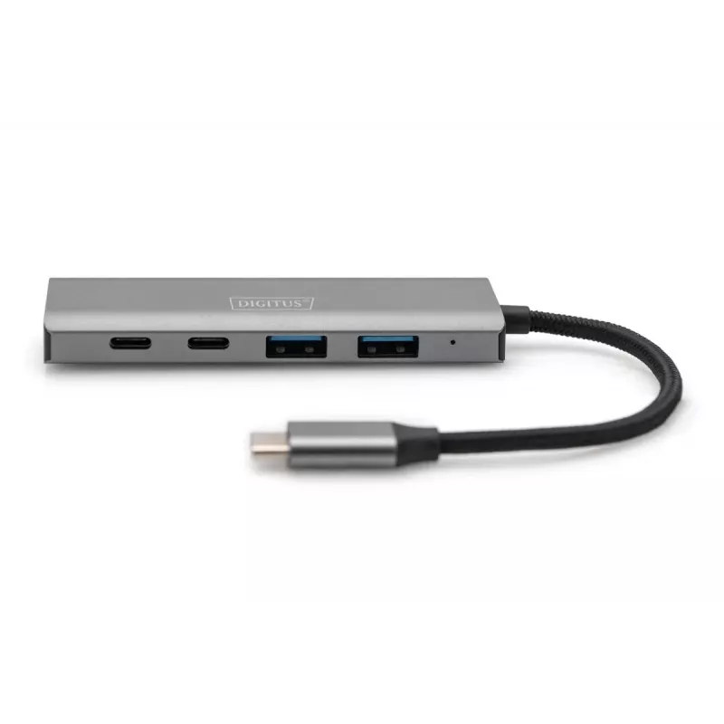 DIGITUS HUB USB-C de 4 puertos 2x USB-A + 2x USB-C Gen2