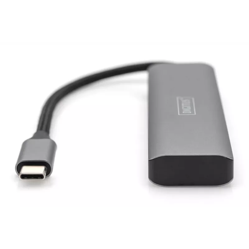 DIGITUS HUB USB-C de 4 puertos 2x USB-A + 2x USB-C Gen2