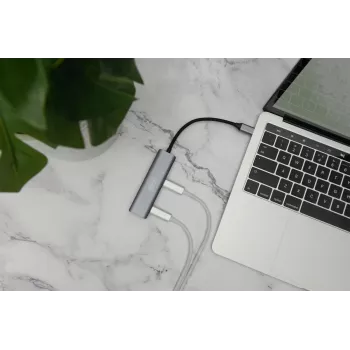 DIGITUS hub USB-C de 4 puertos, 4x USB-C 3.1 Gen1, 5 Gbit/s