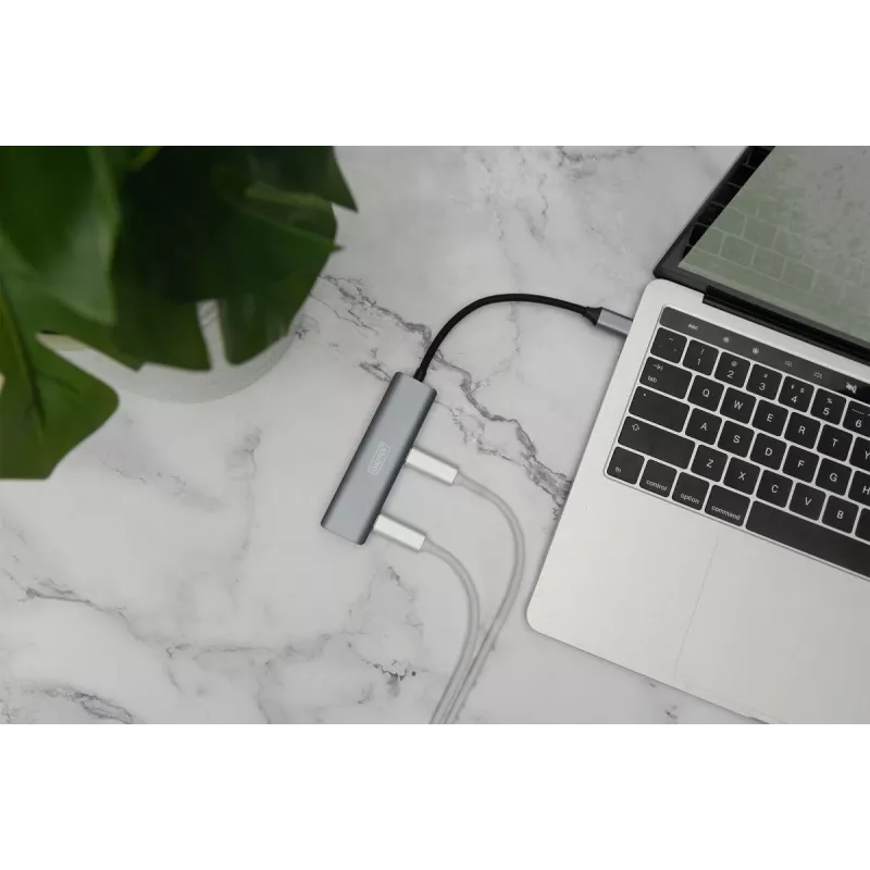 DIGITUS hub USB-C de 4 puertos, 4x USB-C 3.1 Gen1, 5 Gbit/s