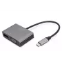 DIGITUS adaptador gráfico USB Type-C 4K 2 en 1 DisplayPort + VGA
