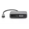 DIGITUS adaptador gráfico USB Type-C 4K 2 en 1 DisplayPort + VGA