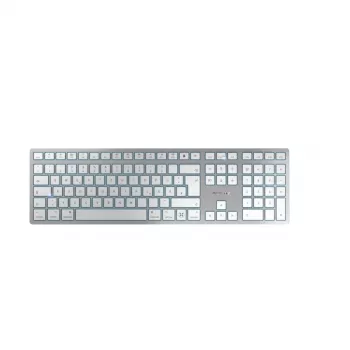CHERRY KW 9100 teclado fino FOR MAC universal USB + Bluetooth QWERTZ alemán plateado