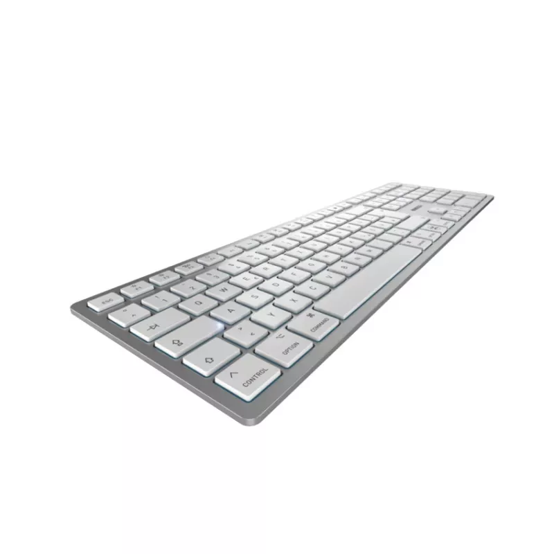 CHERRY KW 9100 teclado fino FOR MAC universal USB + Bluetooth QWERTZ alemán plateado