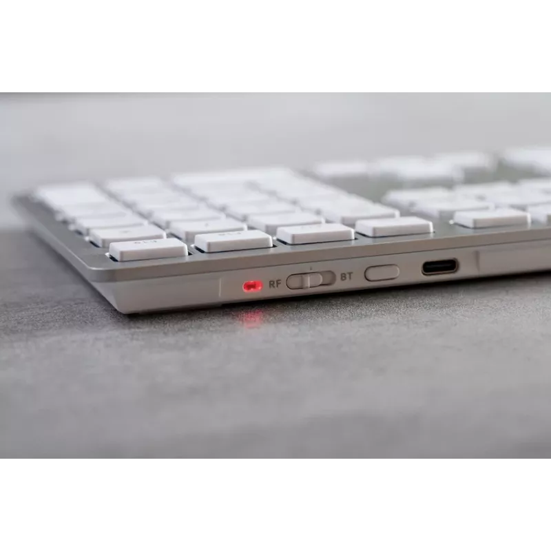 CHERRY KW 9100 teclado fino FOR MAC universal USB + Bluetooth QWERTZ alemán plateado