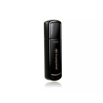 TRANSCEND Jetflash 350 - 4GB memoria USB - USB 2.0 - negra