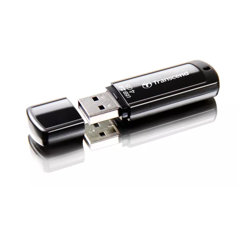 TRANSCEND Jetflash 350 - 4GB memoria USB - USB 2.0 - negra