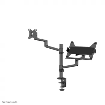 Neomounts DS20-425BL2 Brazo de monitor con soporte de portátil 17-27