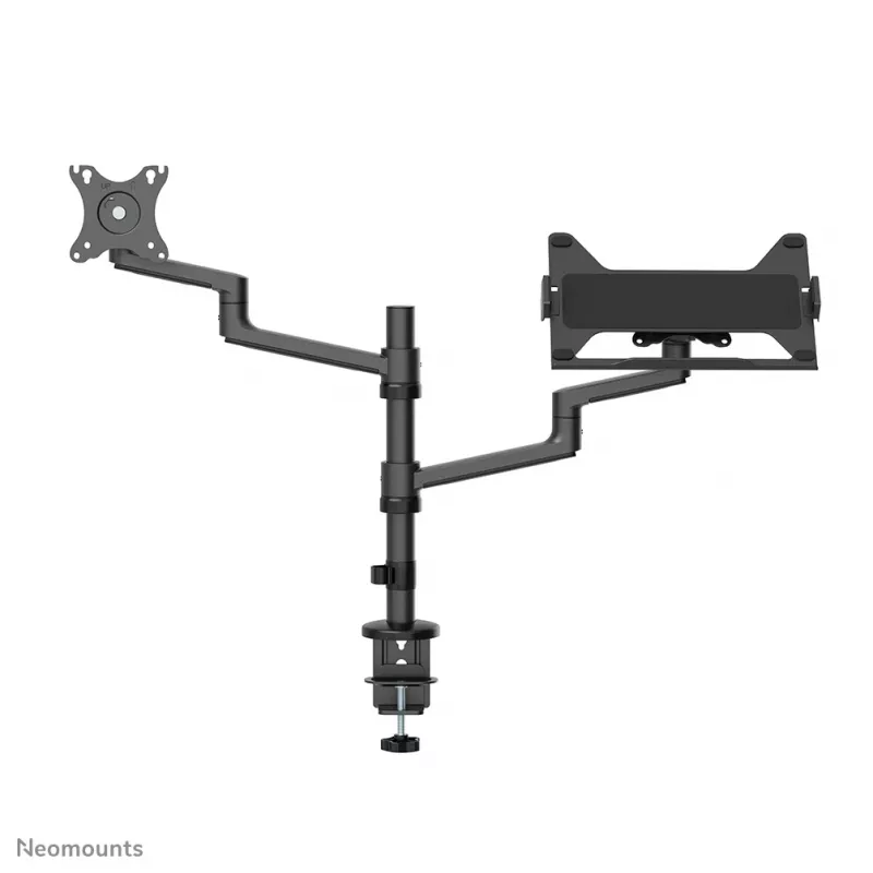 Neomounts DS20-425BL2 Brazo de monitor con soporte de portátil 17-27