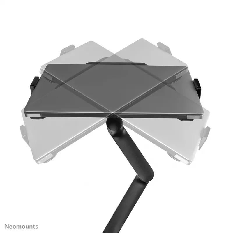 Neomounts DS20-425BL2 Brazo de monitor con soporte de portátil 17-27