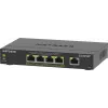 NETGEAR Switch Gigabit Ethernet PoE+ Plus de 5 puertos (GS305EP) Managed L2/L3 Gigabit Ethernet (10/100/1000) Power over Ethernet (PoE) Negro