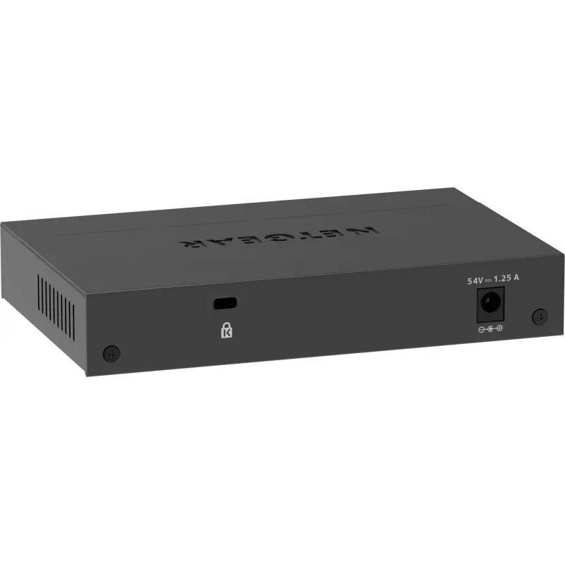 NETGEAR Switch Gigabit Ethernet PoE+ Plus de 5 puertos (GS305EP) Managed L2/L3 Gigabit Ethernet (10/100/1000) Power over Ethernet (PoE) Negro