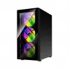 FSP CMT192 Caja Midi Tower mITX, mATX, ATX Negra Fixed RGB