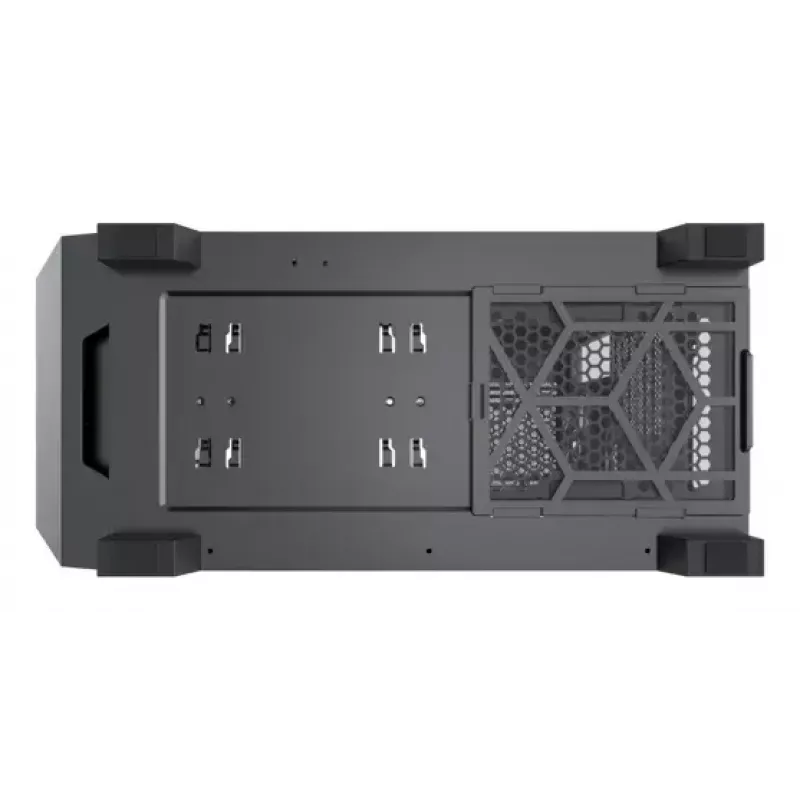 Caja semitorre PC XILENCE XG151 – negra, compatible con ATX/Micro-ATX/Mini-ITX, fuente de alimentación inferior, 2x bahías de 3,5