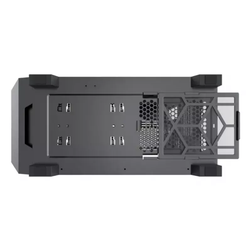 Caja semitorre PC XILENCE XG151 – negra, compatible con ATX/Micro-ATX/Mini-ITX, fuente de alimentación inferior, 2x bahías de 3,5