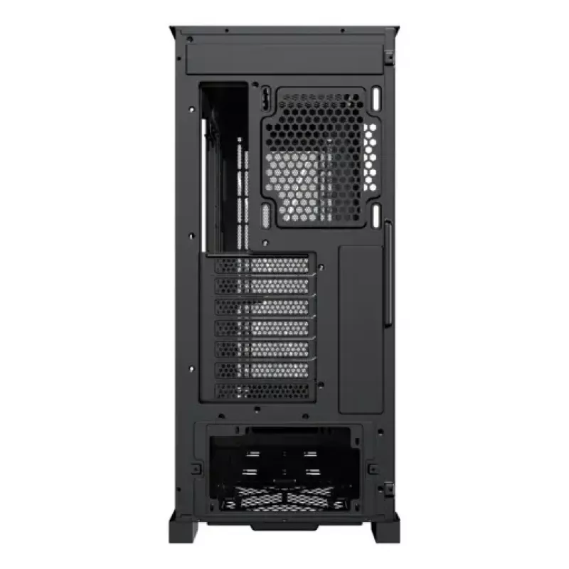 Caja semitorre PC XILENCE XG151 – negra, compatible con ATX/Micro-ATX/Mini-ITX, fuente de alimentación inferior, 2x bahías de 3,5