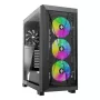 Caja semitorre PC XILENCE XG151 – negra, compatible con ATX/Micro-ATX/Mini-ITX, fuente de alimentación inferior, 2x bahías de 3,5