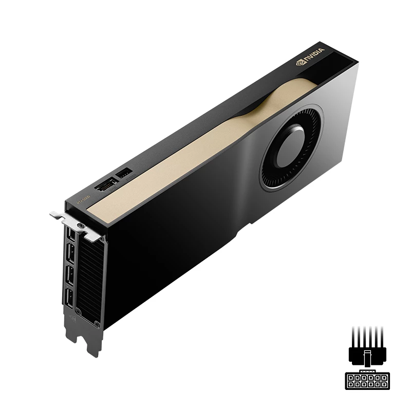 PNY NVIDIA RTX 5000 Ada Generation tarjeta gráfica, 32 GB GDDR6 ECC, 256 bits, PCIe 4.0 x16, doble ranura, 4x DP 1.4a