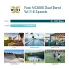 TP-Link Omada AX3000 Punto de acceso WiFi 6 para interior/exterior, 2.4 GHz, 5 GHz, 3000 Mbit/s, WPA, WPA-Enterprise, WPA2, WPA2-Enterprise, WPA3, WPA3-Enterprise, 10,100,1000 Mbit/s