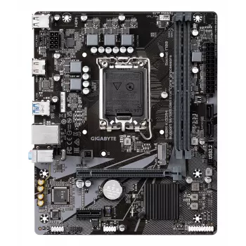 Placa base GIGABYTE H610M K DDR4 - compatible con CPUs Intel Core 14.ª gen., diseño de fases híbrido 3+1+1, hasta 3200 MHz DDR4, 1x PCIe 3.0 M.2, GbE LAN, USB 3.2 Gen 1