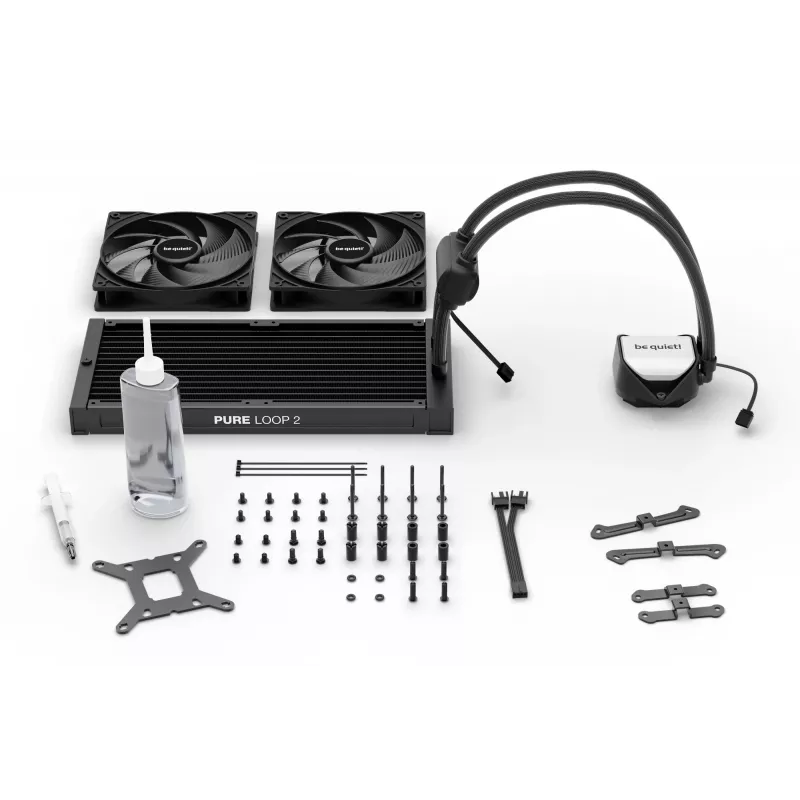 be quiet Pure Loop 2 | 280mm Refrigeración líquida todo en uno para procesador 14 cm Negro 1 unidad