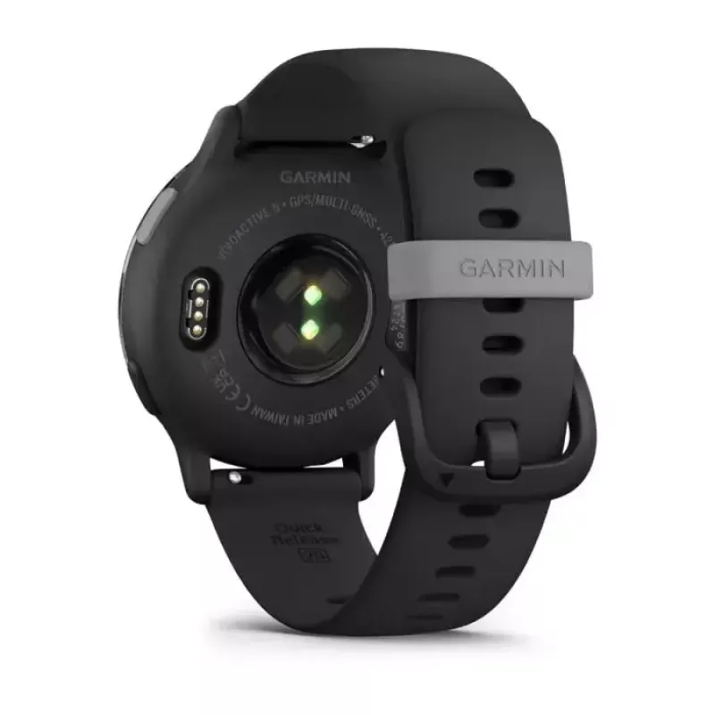 Smartwatch GARMIN Vivoactive 5 Negro — Caja de 42 mm, AMOLED 1,2 inch, GPS/GLONASS/Galileo, 5 ATM, FC óptico, SpO2, 11 días de autonomía