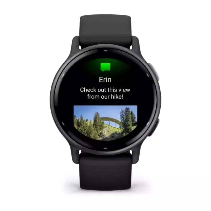 Smartwatch GARMIN Vivoactive 5 Negro — Caja de 42 mm, AMOLED 1,2 inch, GPS/GLONASS/Galileo, 5 ATM, FC óptico, SpO2, 11 días de autonomía