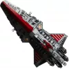 LEGO Star Wars 75367 Crucero de ataque de la República clase Venator (Ultimate Collector Series) set de construcción, 5.374 piezas, 18+