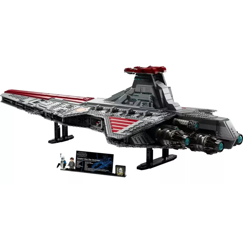 LEGO Star Wars 75367 Crucero de ataque de la República clase Venator (Ultimate Collector Series) set de construcción, 5.374 piezas, 18+