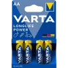 Pila VARTA Longlife Power Mignon AA LR06 1x4