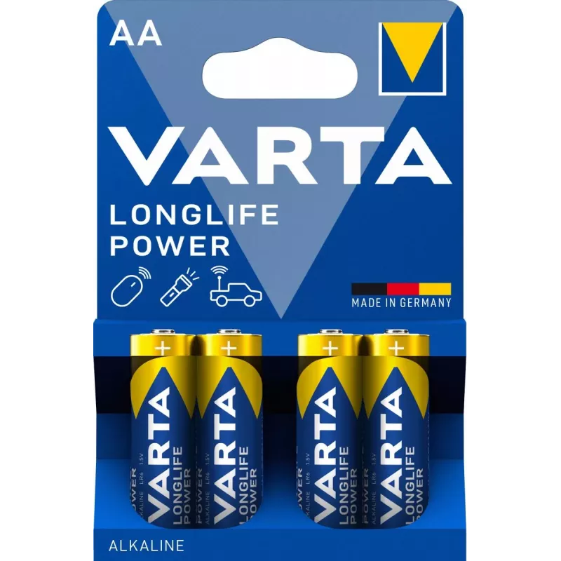 Pila VARTA Longlife Power Mignon AA LR06 1x4