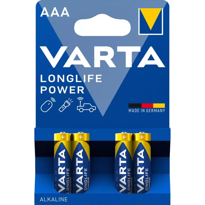 Pila VARTA Longlife Power Micro AAA LR03 1x4