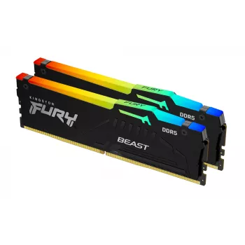 Kingston Technology FURY Beast 64GB 6000MT/s DDR5 CL36 DIMM (Kit de 2) RGB EXPO