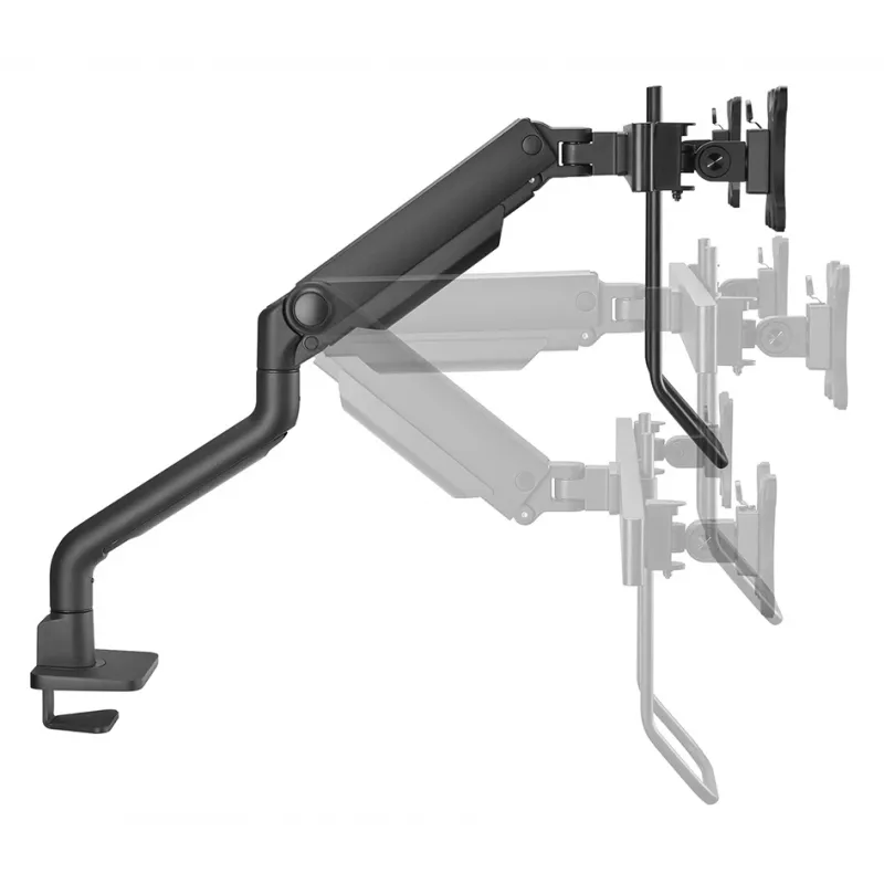 Brazo para monitor Neomounts DS75S-950BL2 17-32 inch - Muelle de gas - Topfix - Tope de 180°