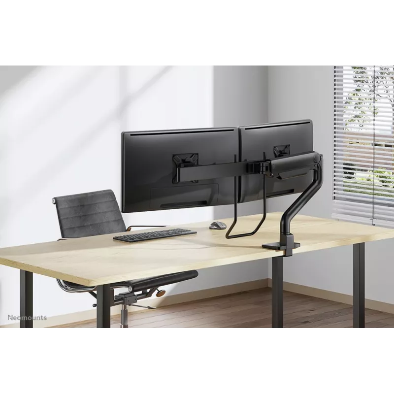 Brazo para monitor Neomounts DS75S-950BL2 17-32 inch - Muelle de gas - Topfix - Tope de 180°