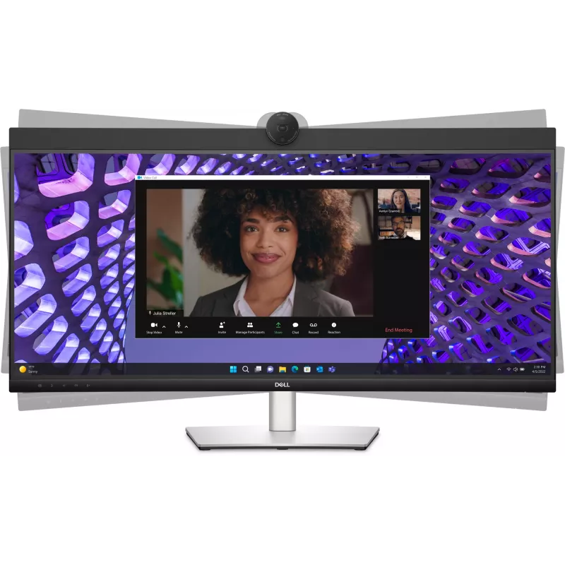 Monitor DELL P Series P3424WEB 86,7 cm (34,1 inch) 3440 x 1440 píxeles 4K Ultra HD LCD Negro