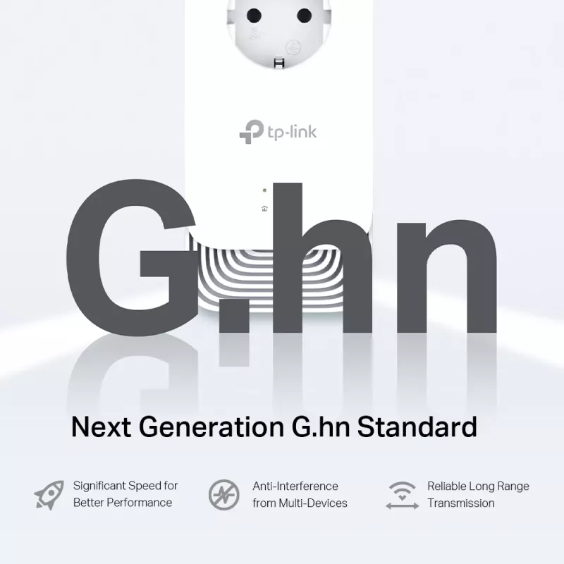 Adaptador de red PowerLine TP-Link PG2400P KIT 1428 Mbit/s Ethernet LAN Blanco 2 unidades