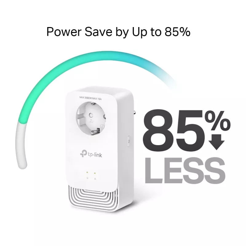 Adaptador de red PowerLine TP-Link PG2400P KIT 1428 Mbit/s Ethernet LAN Blanco 2 unidades