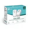Adaptador de red PowerLine TP-Link PG2400P KIT 1428 Mbit/s Ethernet LAN Blanco 2 unidades